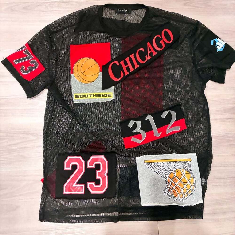 Akira Chicago All Star Short Sleeve Mesh T-Shirt Size M